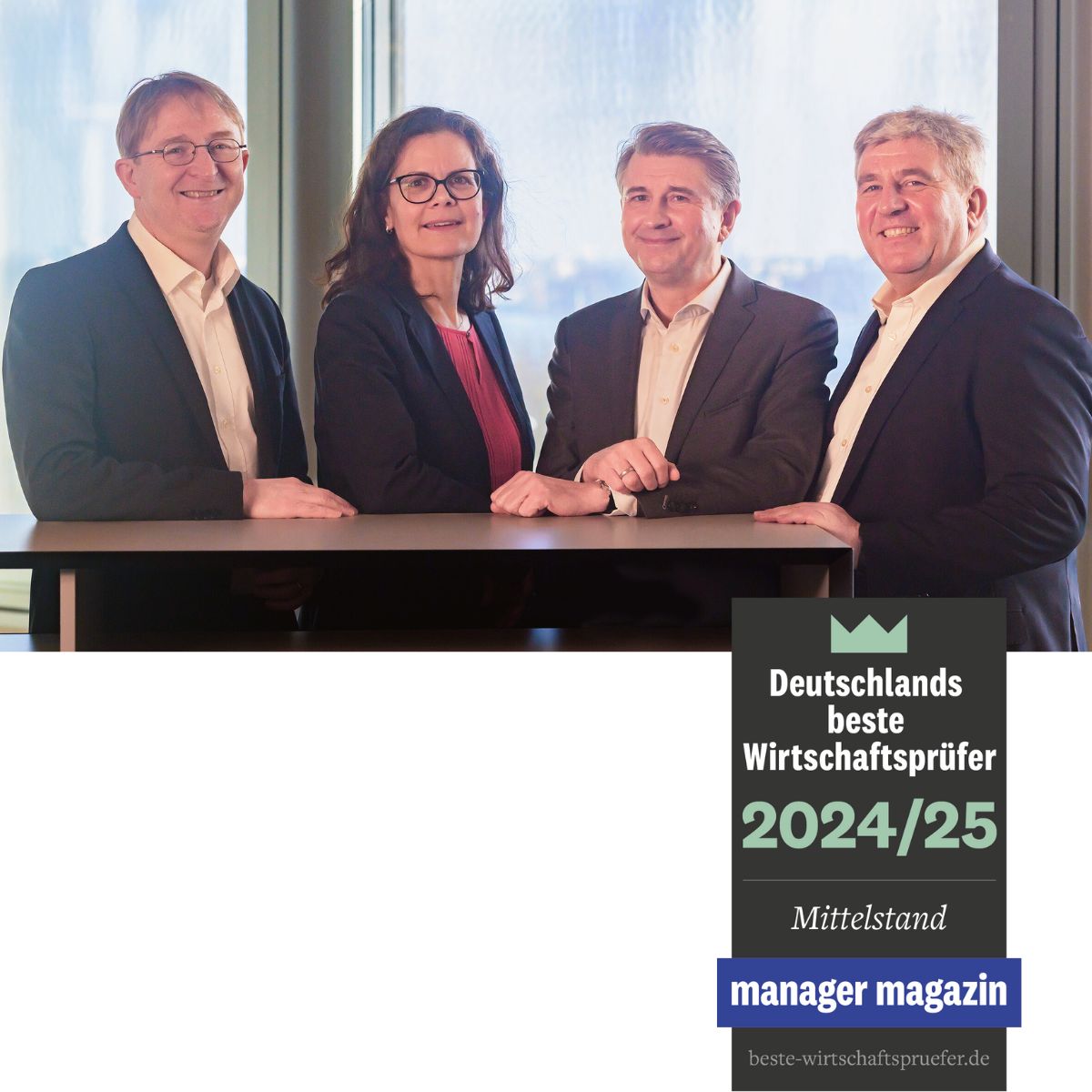 Partner der CASIS Wirtschaftsprüfung Heimo Heimann, Anja Espinoza, Jan Peter Buchholz, Stefan Beiersdorfer